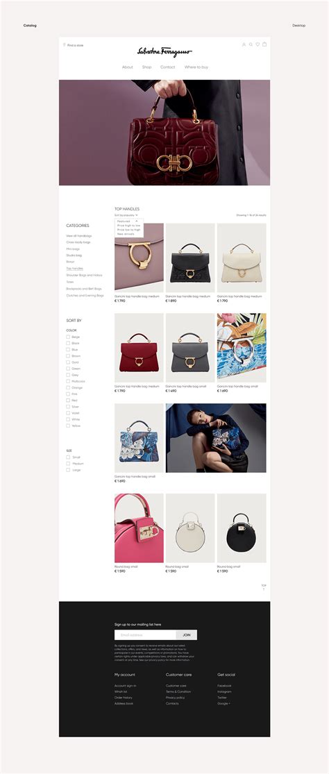 salvatore ferragamo website.